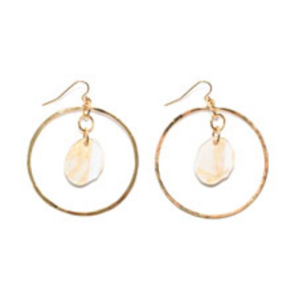 Color By Amber - LOYAL EARRINGS - STAMPED FRAY